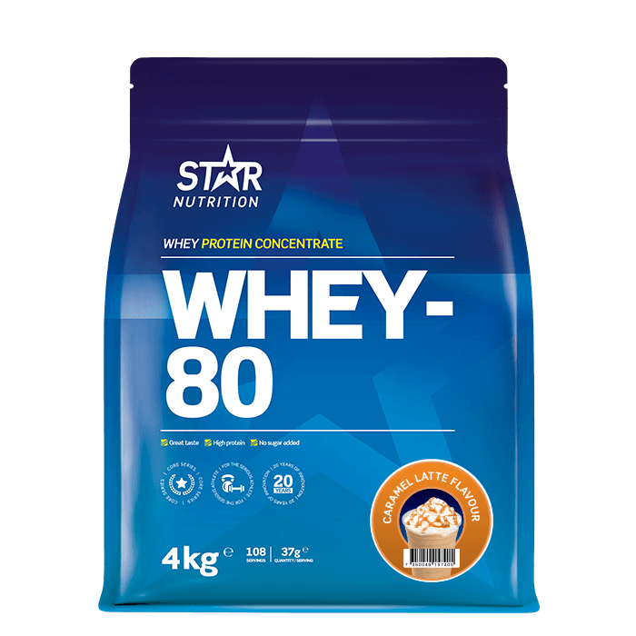 Whey-80 Vassleprotein 4 kg – från Star Nutrition – 1249 kr – hos Bodystore