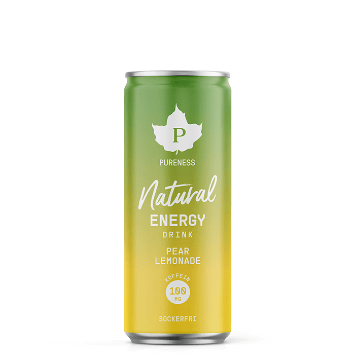 Natural Energidryck 330 ml Päron Lemonad – från Pureness – 18 kr – hos Bodystore