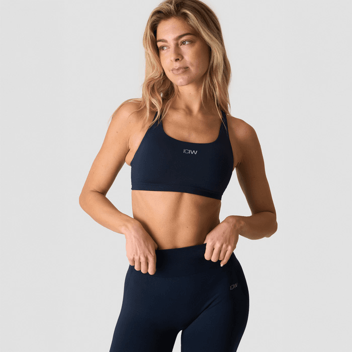 Smooth Seamless Sport‑BH Mörkblå – från ICANIWILL – 499 kr – hos Bodystore