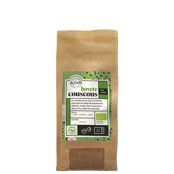 Ekologisk Bovete Couscous 300 g – från Da Carla – 49 kr – hos Bodystore