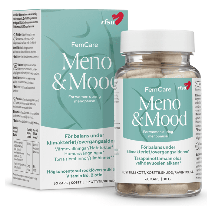 Meno & Mood 60 kapslar – från RFSU – 299 kr – hos Bodystore