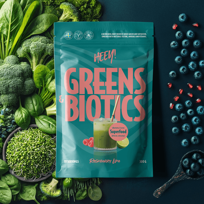 Greens & Biotics Superfood + Immune Booster 300g – från Heey! – 286 kr – hos Bodystore