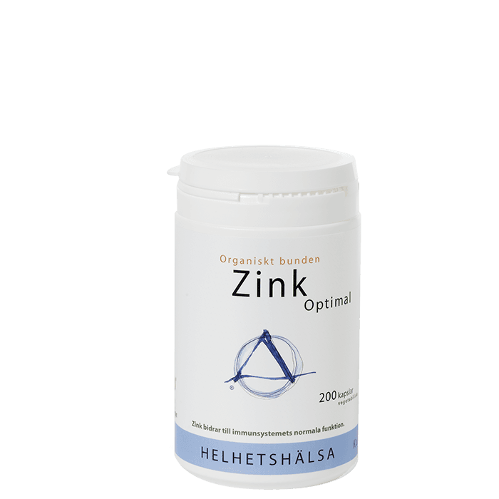 Zink Optimal 25 mg, 200 kapslar – från Helhetshälsa – 207 kr – hos Bodystore