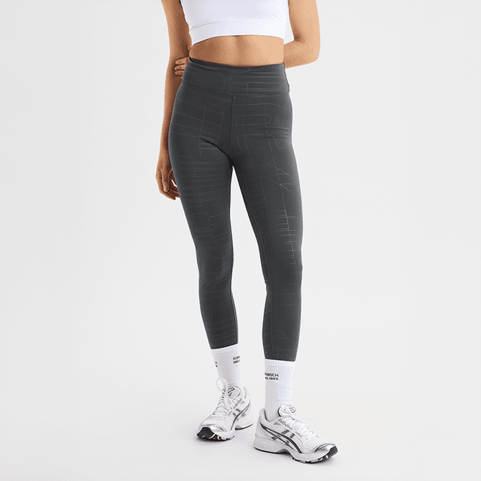 Logo Effect Emboss Tights Grå – från Röhnisch – 489 kr – hos Bodystore