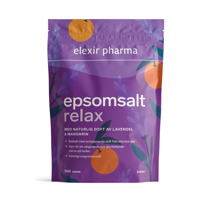 Epsomsalt 1 kg från Elexir Pharma – köp hos Bodystore