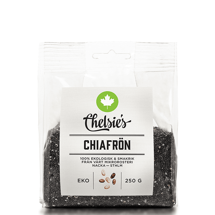 Chiafrön 250 g – från Chelsie s Organic Gourmet Prod – 45 kr – hos Bodystore