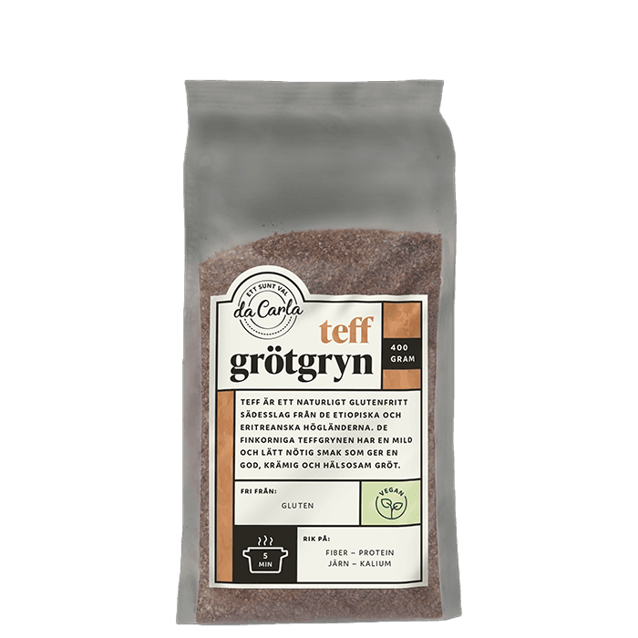 Teff Grötgryn 400 g – från Da Carla – 55 kr – hos Bodystore