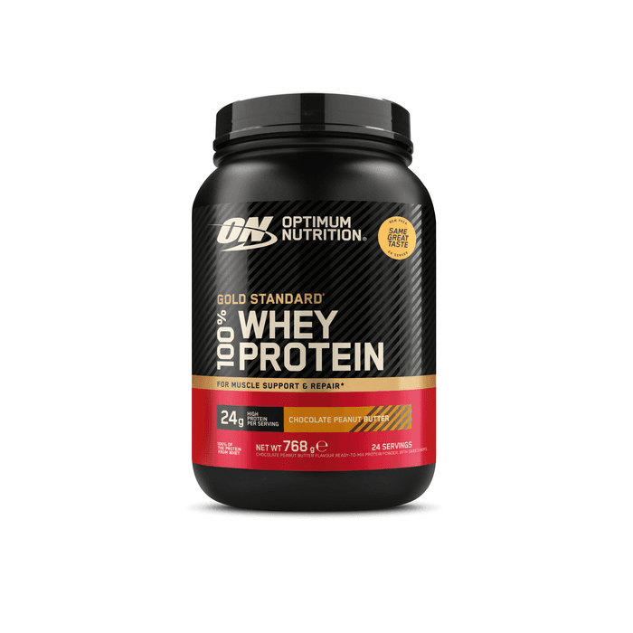 100% Whey Gold Standard Vassleprotein 780 g från Optimum Nutrition – köp hos Bodystore