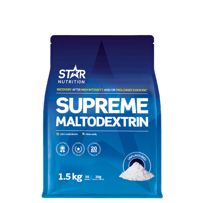 Supreme Maltodextrin Sportdryck pulver 1,5 kg – från Star Nutrition – 119 kr – hos Bodystore
