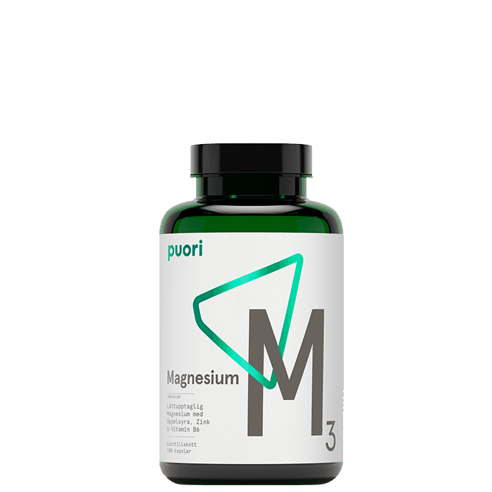 Magnesium & Zink Vegan M3 180 kapslar från Puori – köp hos Bodystore