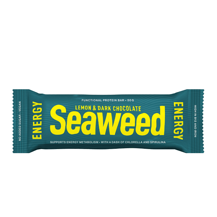 Seaweed Energy Protein Bar Fresh Lemon 50 g – från Seaweed – 32 kr – hos Bodystore