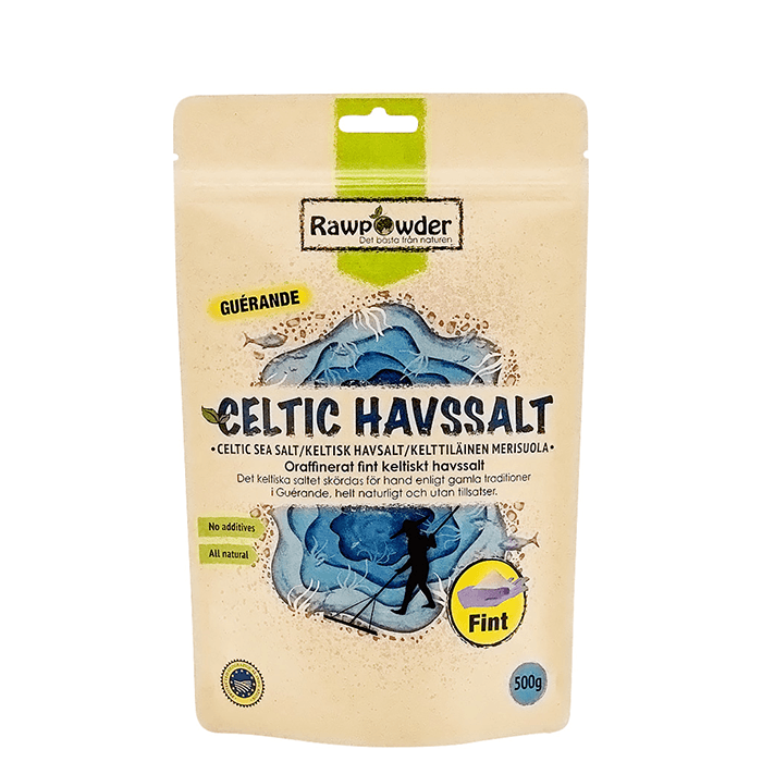 Celtic Havssalt Fint 500 g – från Rawpowder – 79 kr – hos Bodystore