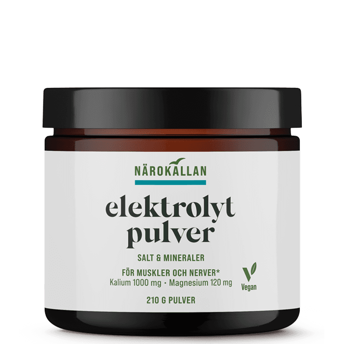 Elektrolytpulver 210 g – från Närokällan – 289 kr – hos Bodystore
