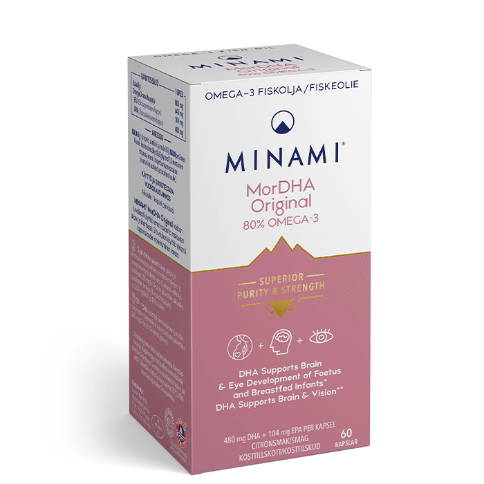 Omega-3 MorDHA Orginal 60 kapslar från Minami Nutrition – köp hos Bodystore