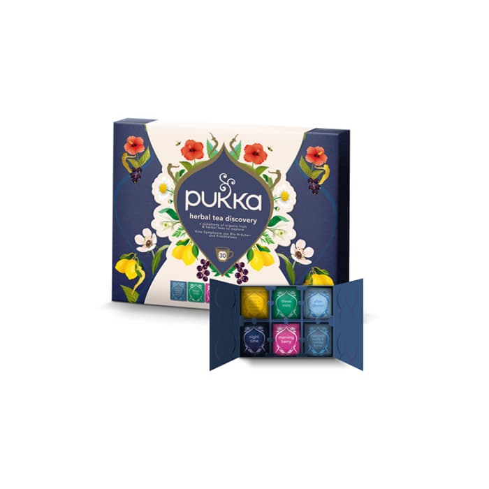 Te Herbal Tea Discovery EKO 30 st – från Pukka – 139 kr – hos Bodystore