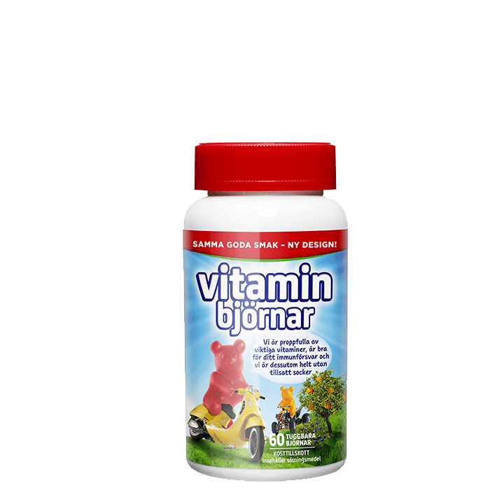 Vitaminbjörnar 60 tabletter – från Active Care – 99 kr – hos Bodystore