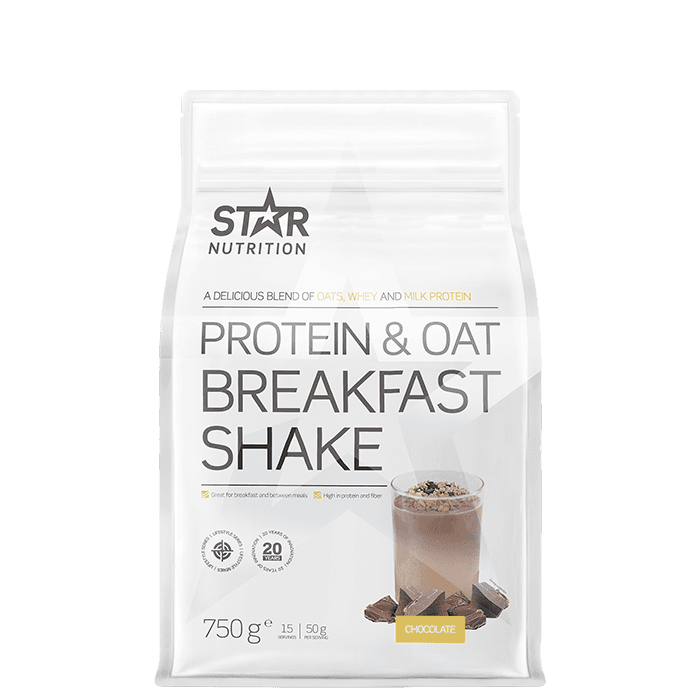 Protein & Oat Breakfast Måltidsersättnings Shake 750 g – från Star Nutrition – 199 kr – hos Bodystore