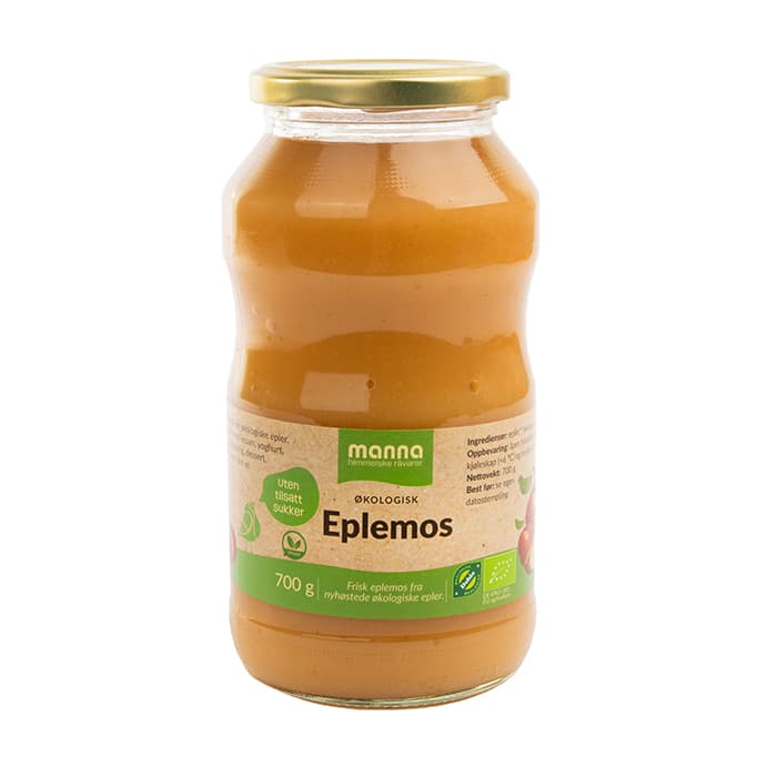 Äppelmos Osötat 700 g – från Manna – 59 kr – hos Bodystore