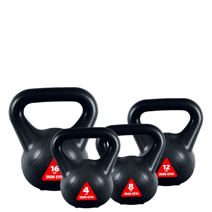 Kettlebell 4–16 kg – från Iron Gym – 279 kr – hos Bodystore