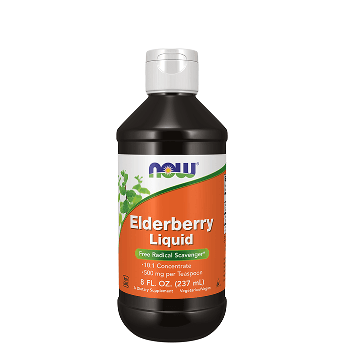 Elderberry liquid 237 ml – från Now Foods – 209 kr – hos Bodystore