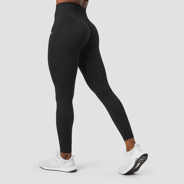 Define Seamless Scrunch Tights, Black – från ICANIWILL – 699 kr – hos Bodystore