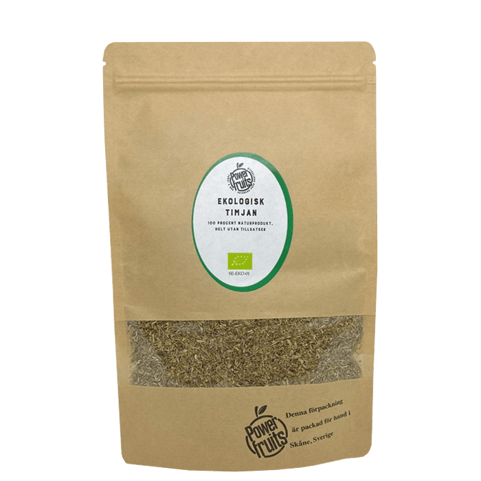 Ekologisk Timjan 100 g – från Powerfruits – 68 kr – hos Bodystore