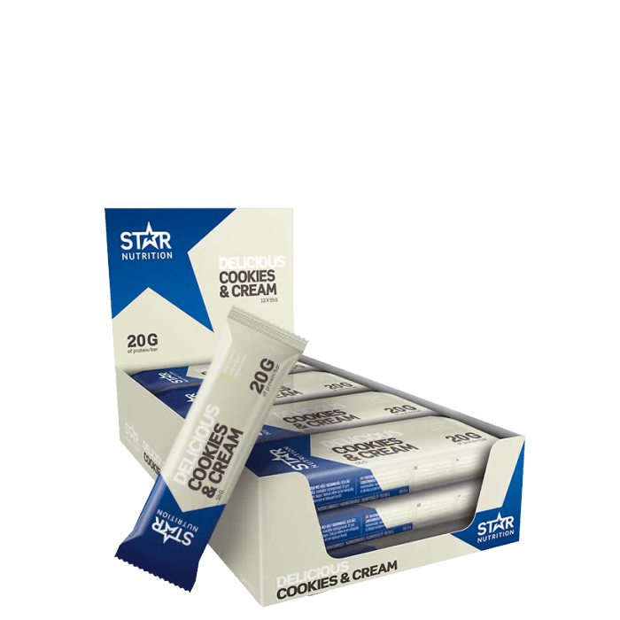 12 x Proteinbar 55 g från Star Nutrition – köp hos Bodystore