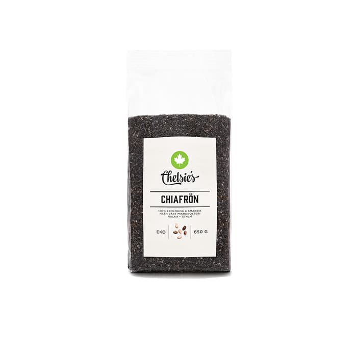 Chiafrön 650g – från Chelsie s Organic Gourmet Prod – 100 kr – hos Bodystore