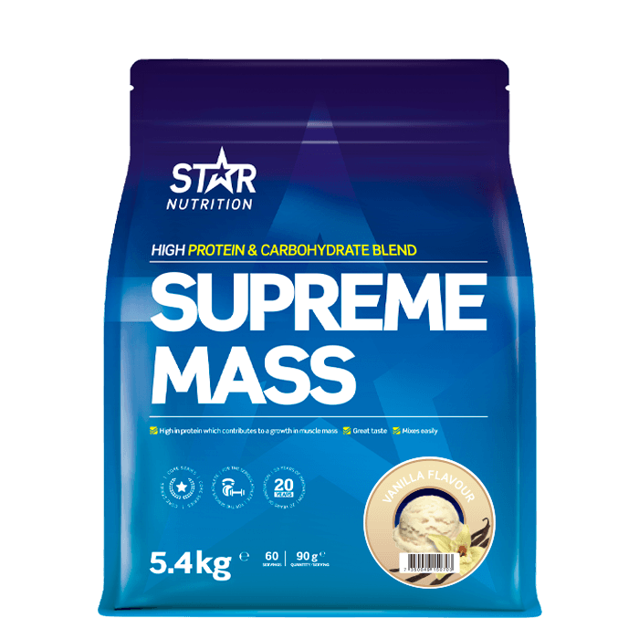Supreme Mass Gainer 5400 g – från Star Nutrition – 799 kr – hos Bodystore
