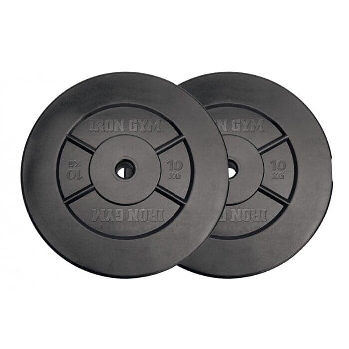 Viktskivor Paket 20 kg 25 mm 2 x 10 kg – från Iron Gym – 749 kr – hos Bodystore