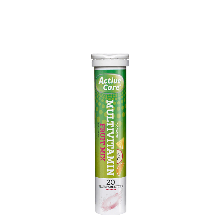 Multivitamin Fruitmix 20 Brustabletter – från Active Care – 16 kr – hos Bodystore