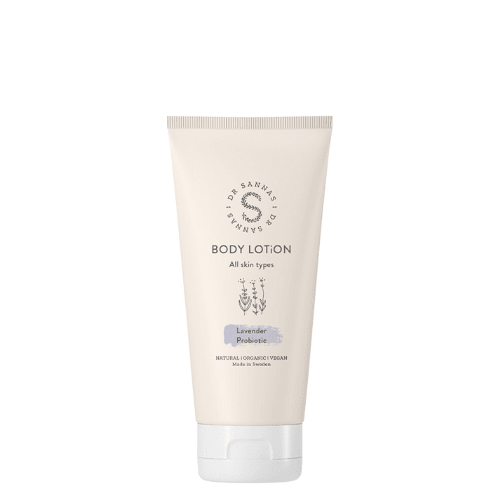 Kroppslotion med probiotika 175 ml – från Dr Sannas – 265 kr – hos Bodystore