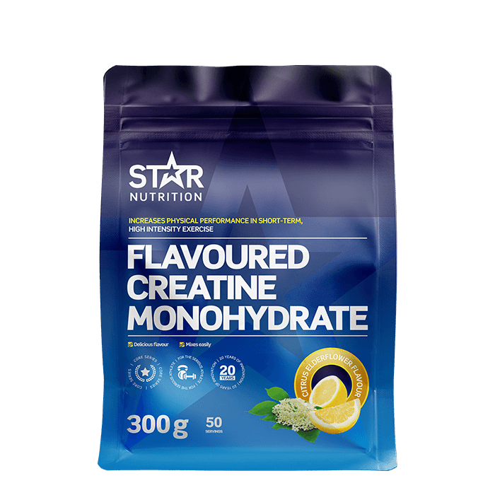 Smaksatt Kreatin Monohydrat 300 g – från Star Nutrition – 199 kr – hos Bodystore