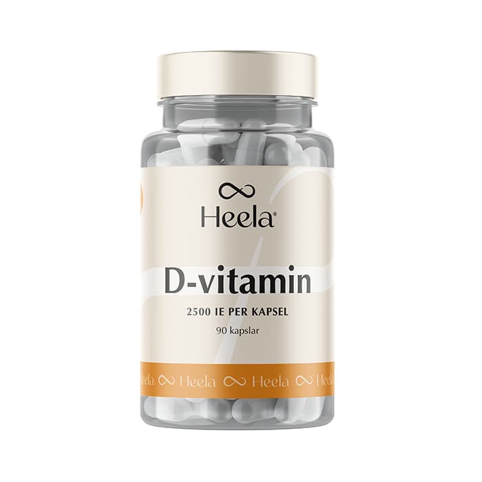 D-vitamin 2500 ie 90 kapslar – från Heela – 119 kr – hos Bodystore