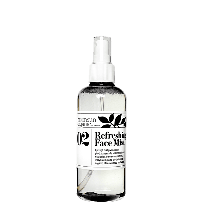 Uppfriskande Ansiktsvatten 200 ml – från Moonsun Organic Of Sweden – 153 kr – hos Bodystore
