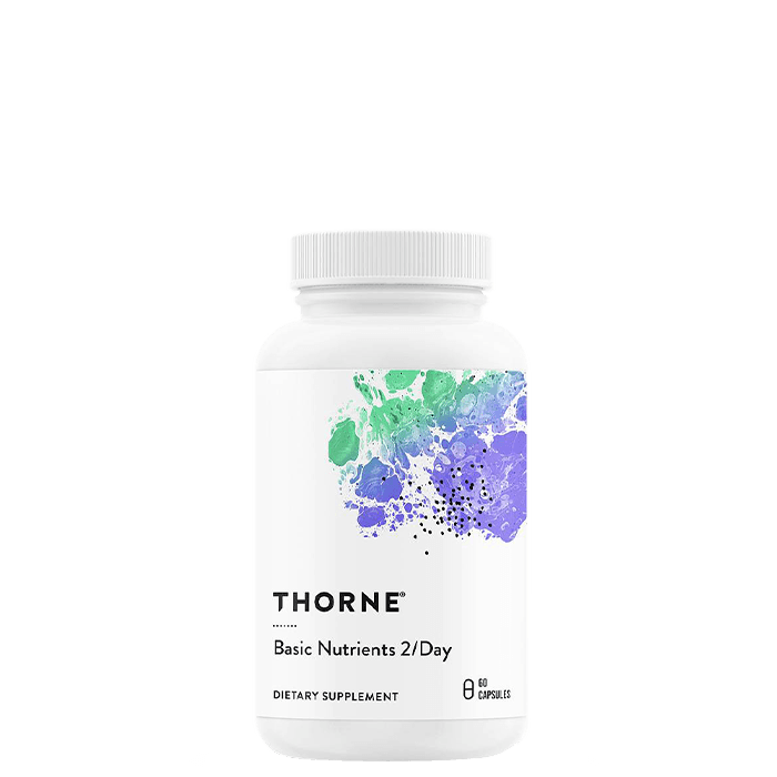Basic Nutrients 2/Dag Multivitamin 60 kapslar från Thorne Research Inc. – köp hos Bodystore