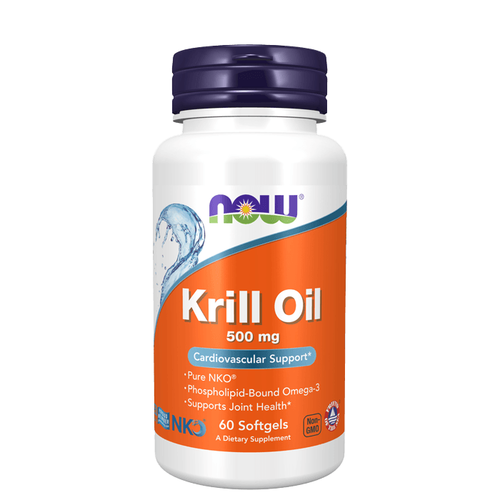 Krillolja 500 mg 60 softgelskapslar – från Now Foods – 495 kr – hos Bodystore