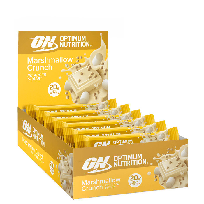 10 x Optimum Proteinbar 65-70 g från Optimum Nutrition – köp hos Bodystore