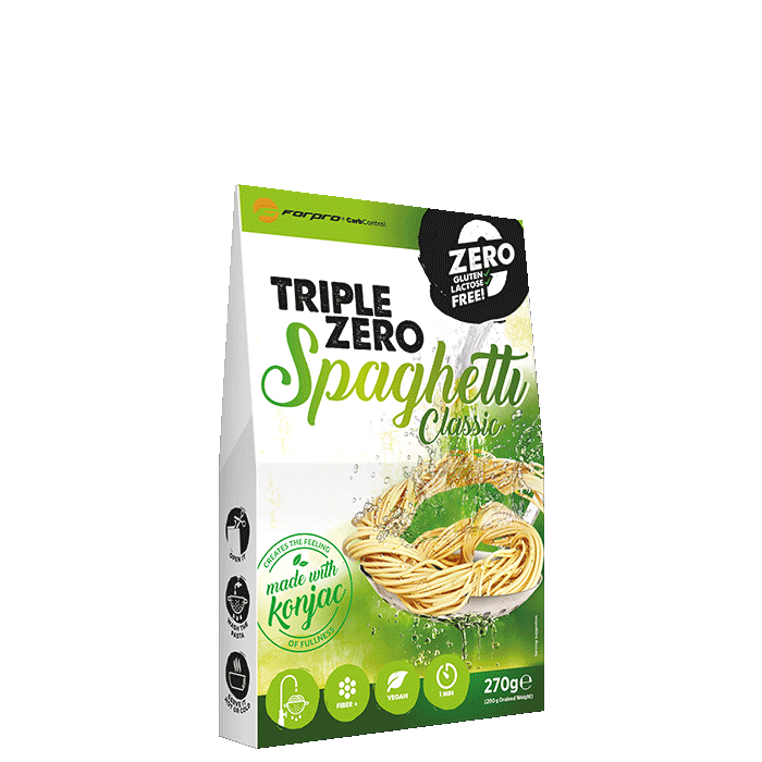 Triple Zero Pasta Spagetti 270 g – från Forpro – 39 kr – hos Bodystore