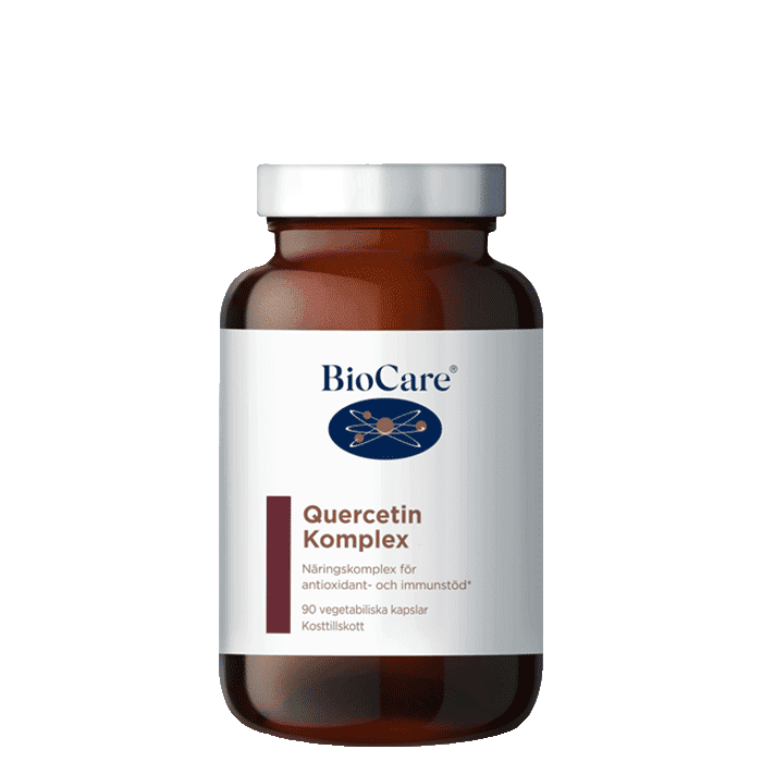 Quercetin Komplex 90 kapslar – från BioCare – 449 kr – hos Bodystore