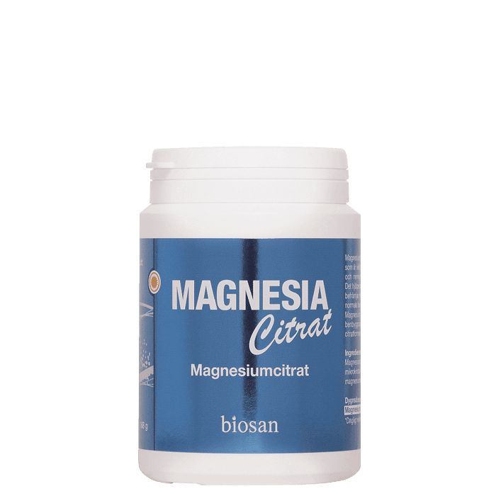 Magnesia Citrat 160 tabletter från Biosan – köp hos Bodystore