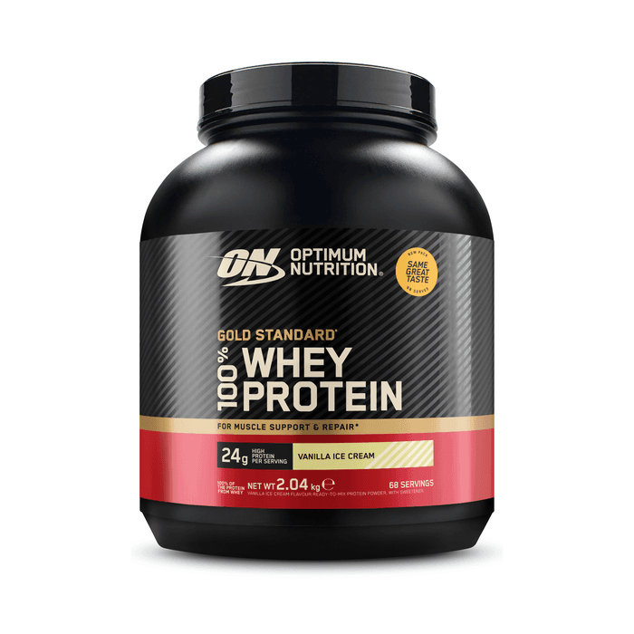100% Whey Gold Standard Vassleprotein 2 kg från Optimum Nutrition – köp hos Bodystore