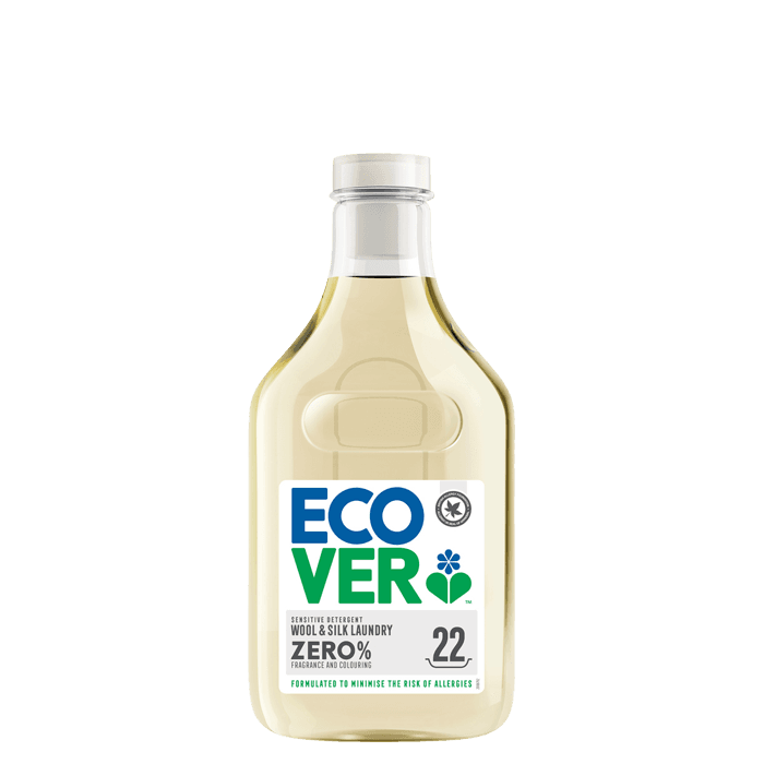 Flytande tvättmedel Fintvätt silke & ull Zero 1 liter – från Ecover – 96 kr – hos Bodystore