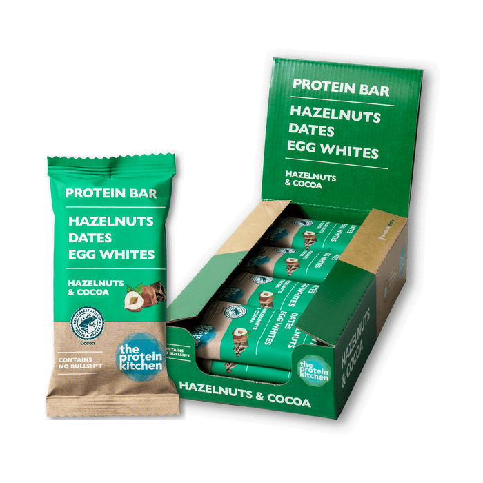 12 x Protein Bar, 50 g – från The Protein Kitchen – 319 kr – hos Bodystore