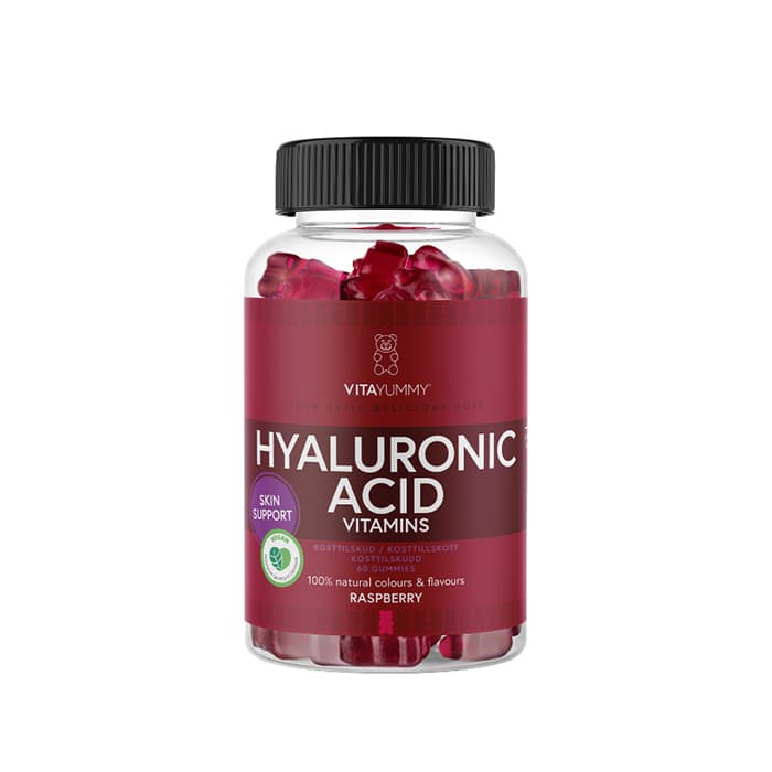 Hyaluronic Acid Hallon 60 st Gummies – från VITAYUMMY – 179 kr – hos Bodystore