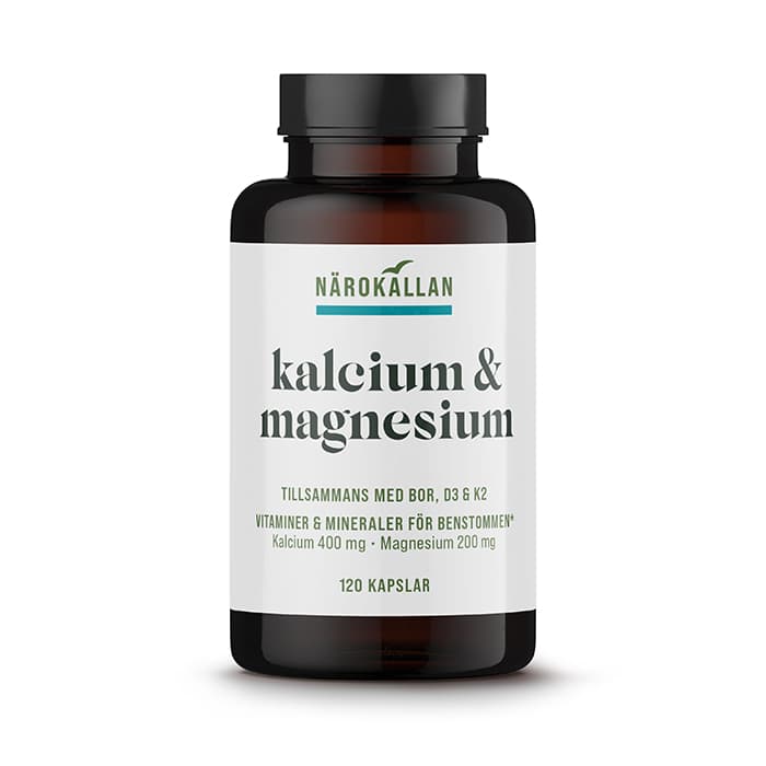 Kalcium & Magnesium 120 kapslar – från Närokällan – 199 kr – hos Bodystore