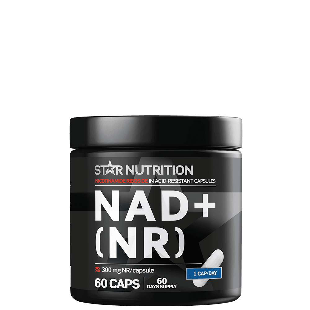 NAD+ (NR) 300 mg 60 kapslar – från Star Nutrition – 399 kr – hos Bodystore