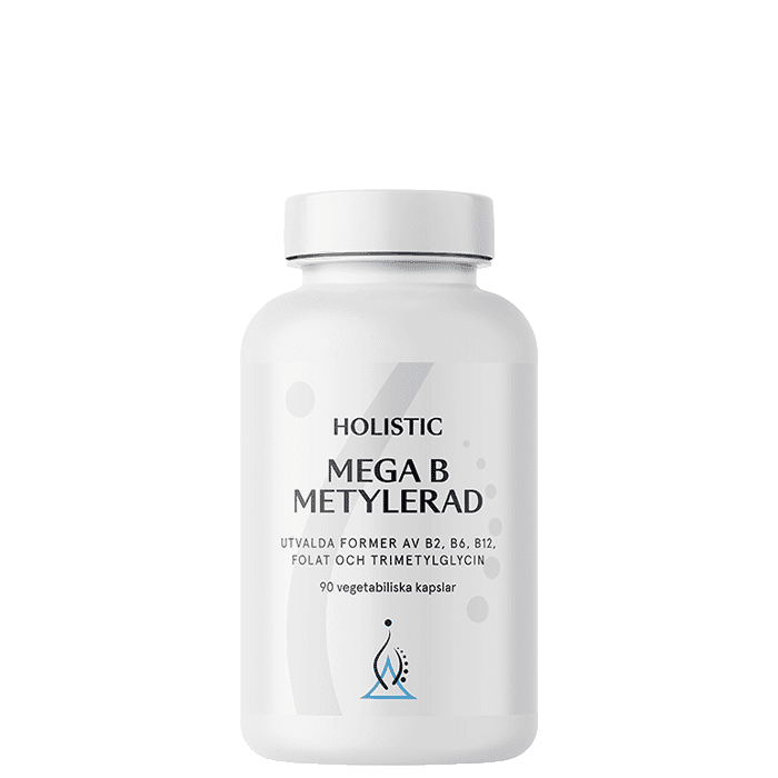 Mega B Metylerad 90 kapslar – från Holistic – 249 kr – hos Bodystore