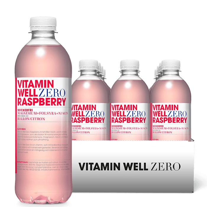 12 x Vitamin Well Zero Vitamindryck 500 ml – från Vitamin Well – 239 kr – hos Bodystore