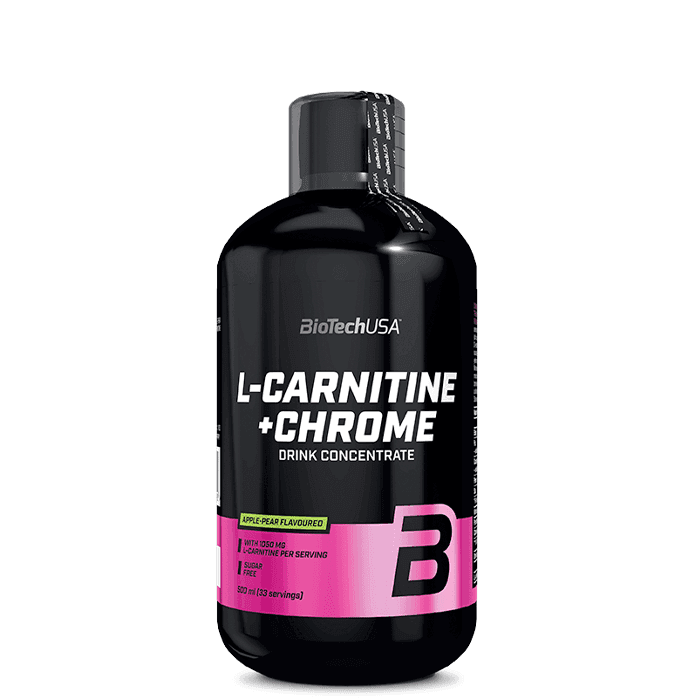 L-Carnitine +Chrome 500 ml – från Biotech USA – 229 kr – hos Bodystore
